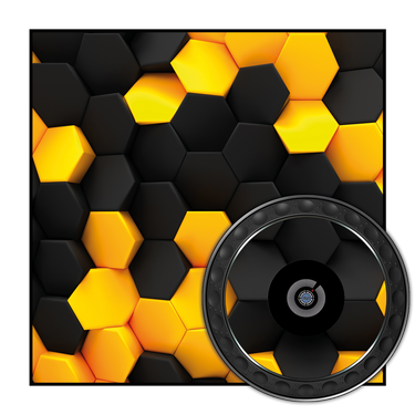 dj-skins Design HONEYCOMB (GELB)